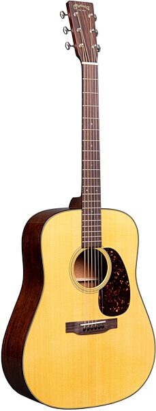 open zoom image for Martin D-18E 2020 Limited Edition Dreadnought Acoustic-Electric Guitar (with Case), Action Position Back
