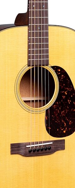 open zoom image for Martin D-18E 2020 Limited Edition Dreadnought Acoustic-Electric Guitar (with Case), Action Position Back