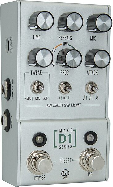 open zoom image for Walrus Audio MAKO Series D1 Delay Pedal, Action Position Back