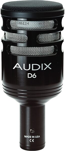 open zoom image for Audix DR456 Drum Microphone Combo Pack (4xi5, 1xD6, 4xDVice), D6 Microphone