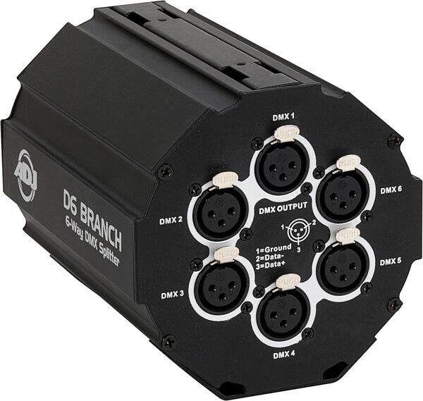 open zoom image for ADJ D6 Branch DMX Splitter Amplifier, Action Position Back