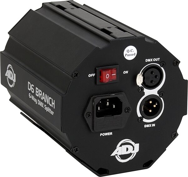 open zoom image for ADJ D6 Branch DMX Splitter Amplifier, Action Position Back