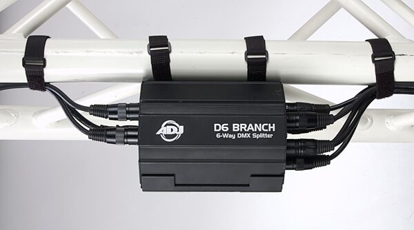 open zoom image for ADJ D6 Branch DMX Splitter Amplifier, Action Position Back