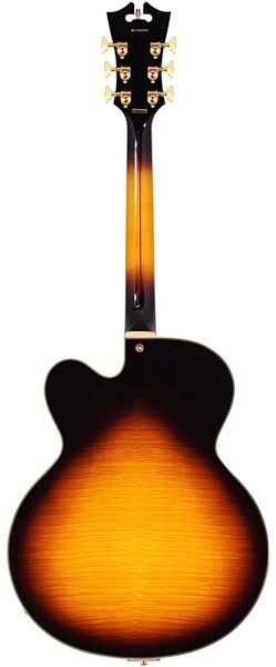 open zoom image for D'Angelico Excel EXL-1 Archtop Hollowbody Electric Guitar (with Case), Back