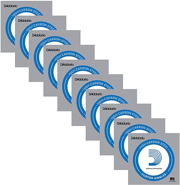 open zoom image for D'Addario Bulk Plain Individual Electric Guitar String, 10-Pack, Gauge .012, strings