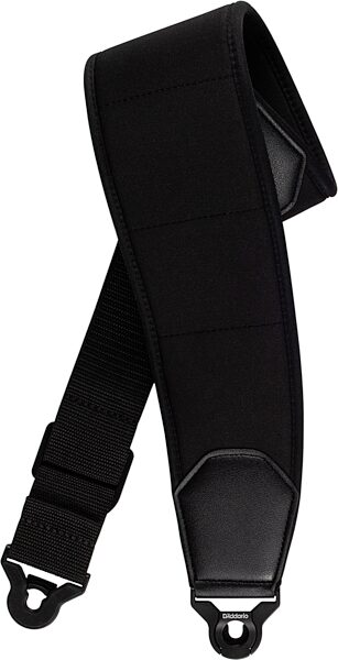 open zoom image for D'Addario Comfort Neoprene Auto Lock Guitar Strap, Black, Main