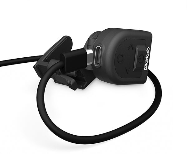 open zoom image for D'Addario PW-CT-12RC Micro Rechargeable Headstock Tuner, New, Action Position Back