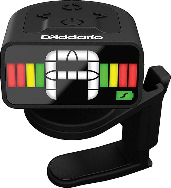 open zoom image for D'Addario PW-CT-12RC Micro Rechargeable Headstock Tuner, New, Action Position Back