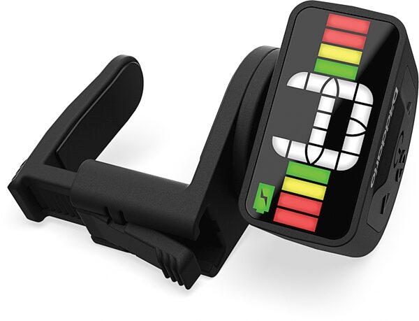 open zoom image for D'Addario PW-CT-12RC Micro Rechargeable Headstock Tuner, New, Action Position Back