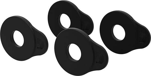 open zoom image for D'Addario Lock Strap Block (4-Pack), Black, PW-FLSB-04BK, Action Position Back