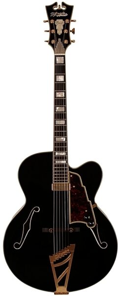 open zoom image for D'Angelico Excel EXL-1 Archtop Hollowbody Electric Guitar (with Case), Black