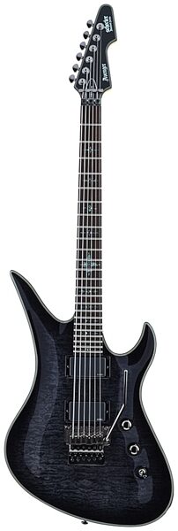 open zoom image for Schecter Damien Elite Avenger-FR Electric Guitar with Floyd Rose, See Thru Black