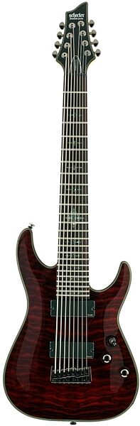 open zoom image for Schecter Damien Elite 8 8-String Electric Guitar, Crimson Red