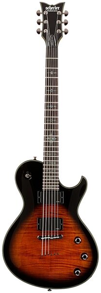 open zoom image for Schecter Damien Solo Elite Electric Guitar, Dark Vintage Sunburst