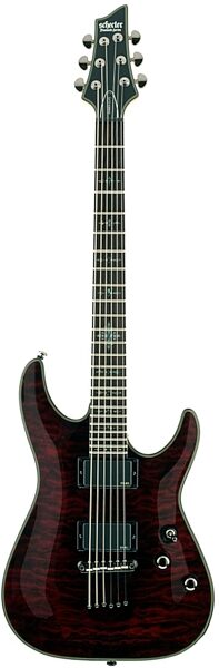 open zoom image for Schecter Damien Elite Electric Guitar, Crimson Red