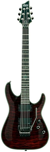 open zoom image for Schecter Damien Elite FR Electric Guitar with Floyd Rose, Crimson Red
