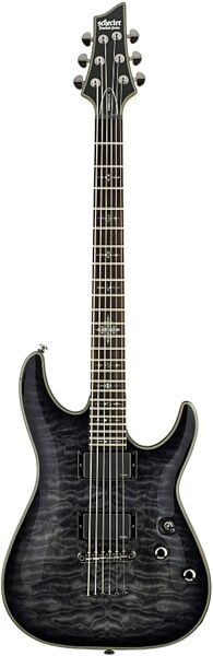 open zoom image for Schecter Damien Elite Electric Guitar, See Thru Black