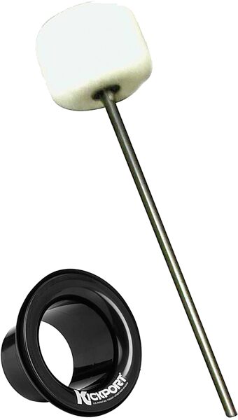 open zoom image for Danmar 206 White Felt Bass Drum Beater, pack