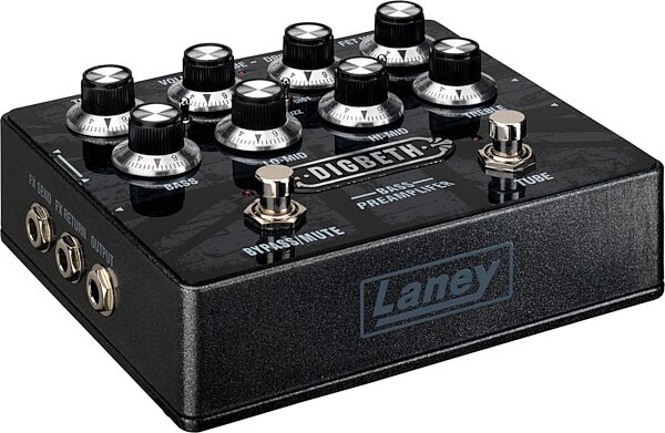 open zoom image for Laney Digbeth DP-PRE Hybrid Bass Preamp Pedal, New, Action Position Back