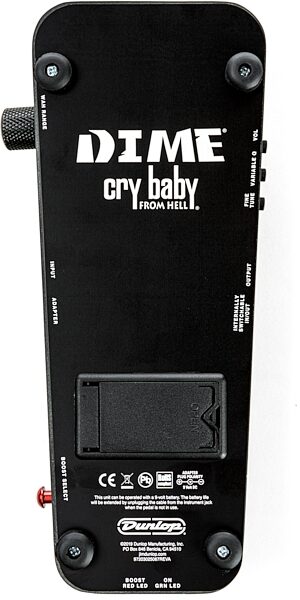 open zoom image for Dunlop Dimebag Darrell Cry Baby From Hell Wah Pedal, Black Camouflage, Action Position Back