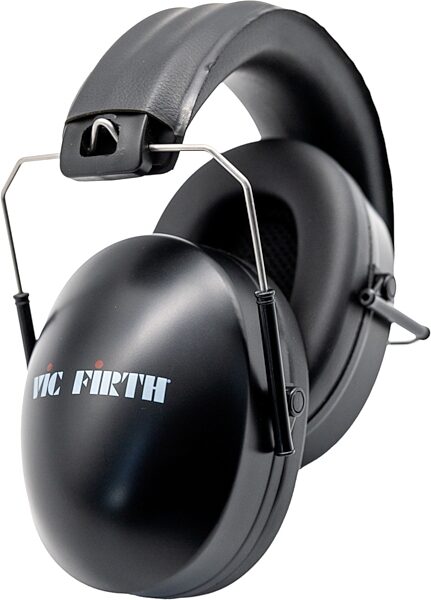open zoom image for Vic Firth DB23 Drummers Practice Headphones, Black, Action Position Back