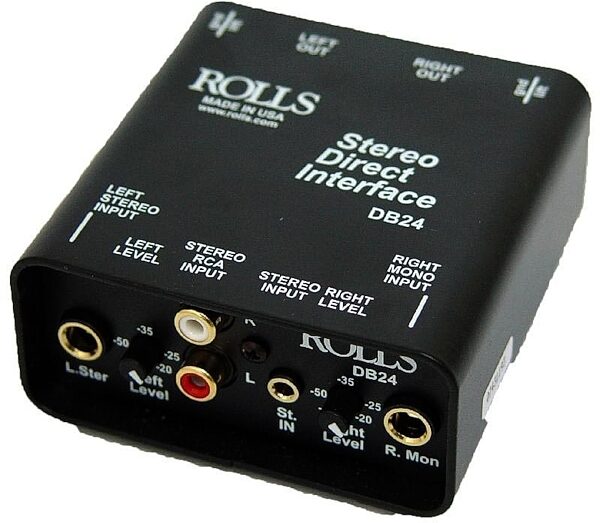 open zoom image for Rolls DB24 Passive Stereo Direct Box, Main
