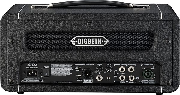 open zoom image for Laney Digbeth DB500H Hybrid Bass Amplifier Head (500 Watts), New, Action Position Back