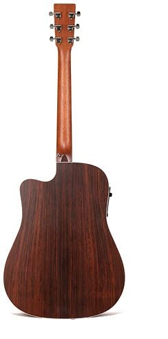 open zoom image for Martin DC16RGTEP Premium Cutaway Acoustic-Electric Guitar (with Case), Back
