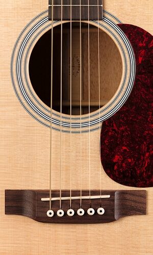open zoom image for Martin DC-1E 1-Series Acoustic Electric Guitar (with Case), Bridge