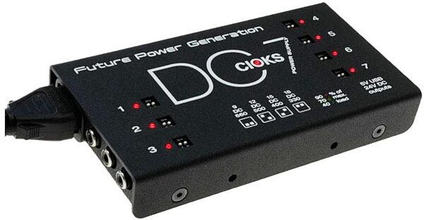 open zoom image for Cioks DC7 Pedal Power Supply, New, Action Position Front