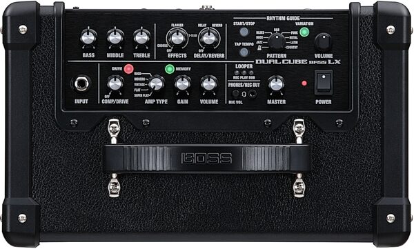 open zoom image for Boss Dual Cube Bass LX Bass Guitar Amplifier, New, Action Position Front