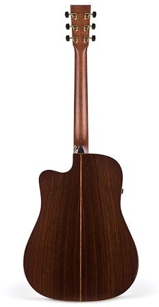 open zoom image for Martin DCPA1 Dreadnought Acoustic-Electric Guitar (with Case), Back