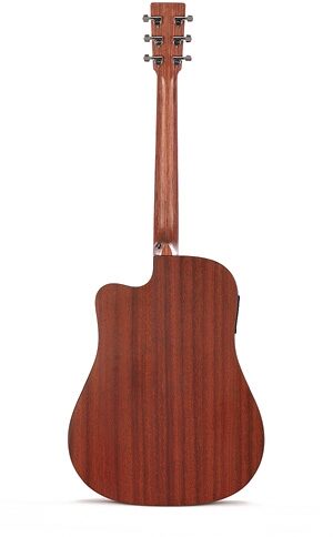 open zoom image for Martin DCX1E Dreadnought Cutaway Acoustic-Electric Guitar, Back