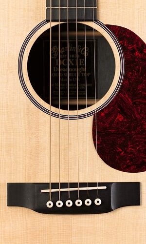 open zoom image for Martin DCX1E Dreadnought Cutaway Acoustic-Electric Guitar, Bridge