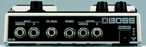 open zoom image for Boss DD-20 Giga Delay Twin Effects Pedal, Rear