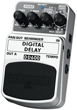 open zoom image for Behringer DD600 Digital Stereo Delay and Echo Pedal, Right