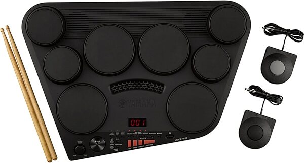 open zoom image for Yamaha DD-75 Compact Digital Electronic Drums, With Yamaha PA-150 Power Supply, Action Position Back