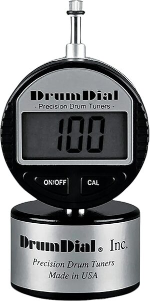 open zoom image for DrumDial Precision Digital Drum Tuner, Silver, Action Position Back