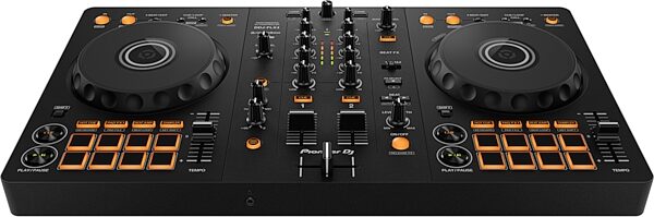 open zoom image for Pioneer DJ DDJ-FLX4 DJ Controller, Matte Grey, Action Position Back