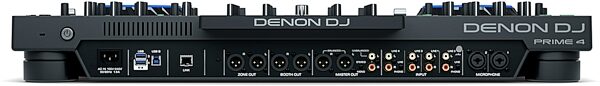 open zoom image for Denon DJ Prime 4 Standalone DJ System, Rear detail Back