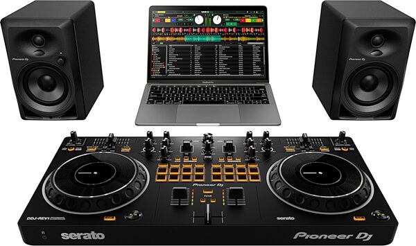 open zoom image for Pioneer DJ DDJ-REV1 DJ Controller, New, Action Position Back