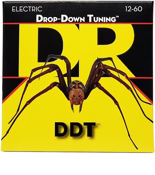open zoom image for DR Strings DDT Drop Down Tuning Electric Guitar Strings, Drop Down Extra Heavy, 12-60, view