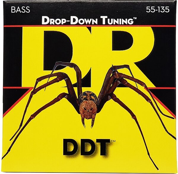 open zoom image for DR Strings DDT Drop Down Tuning 5-String Bass Strings, Extra Heavy, 55-135, view