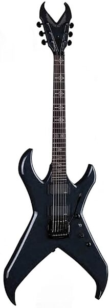open zoom image for Dean Kerry King Overlord Electric Guitar (with Case), Batallion Gray, Action Position Front