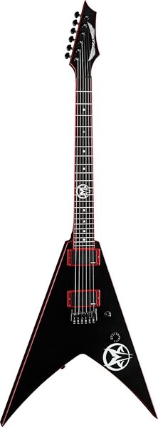 open zoom image for Dean Vengeance Greg Tribbett Electric Guitar, Black Satin, Action Position Back