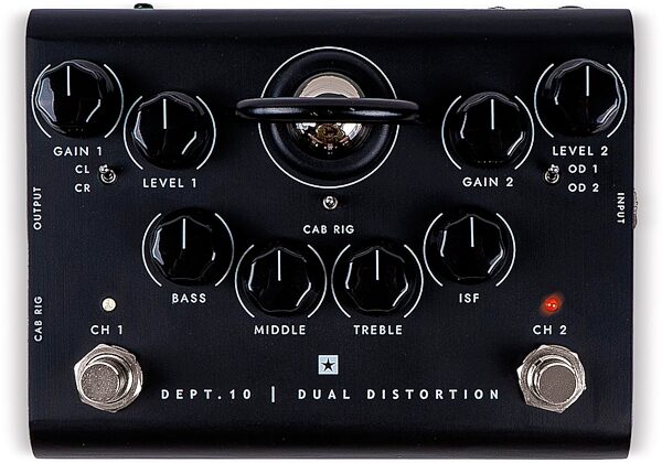 open zoom image for Blackstar Dept. 10 Dual Distortion Pedal, New, Action Position Back