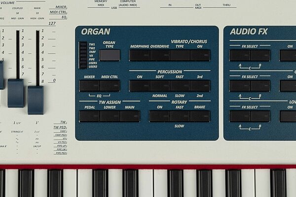 open zoom image for Dexibell VIVO S10L Digital Stage Piano, 76-Key, New, Action Position Back