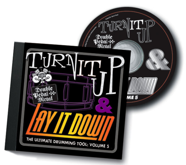 open zoom image for Drum Fun Turn It Up and Lay It Down Volume 5 CD - Double Pedal Metal, Main