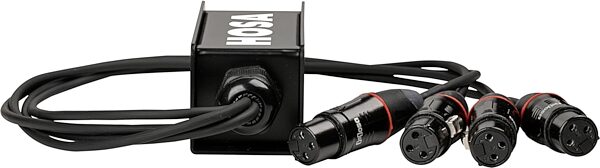open zoom image for Hosa Pro-Conex Little Cat Breakout Snake, XLR3F, DFX-345F, Action Position Back