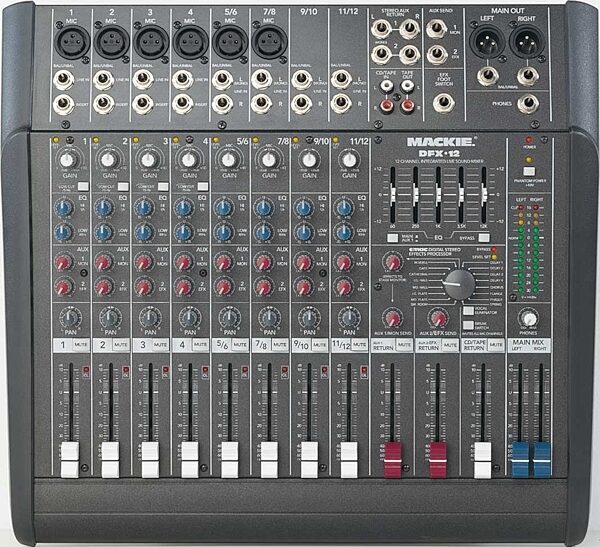 open zoom image for Mackie DFX12 12-Channel Mixer with Effects, Main